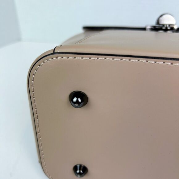 Luana Ferracuti Backpack Purse Convertible Straps Top Handle Italian Leather Bag - Picture 11 of 12